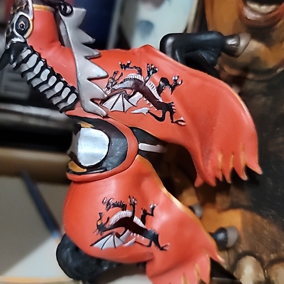 2006 Papo Toys Dark Price Dragon King Horse Figurine - Picture 3 of 5